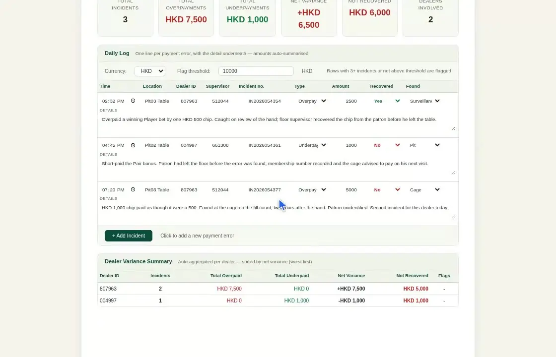 Dashboard