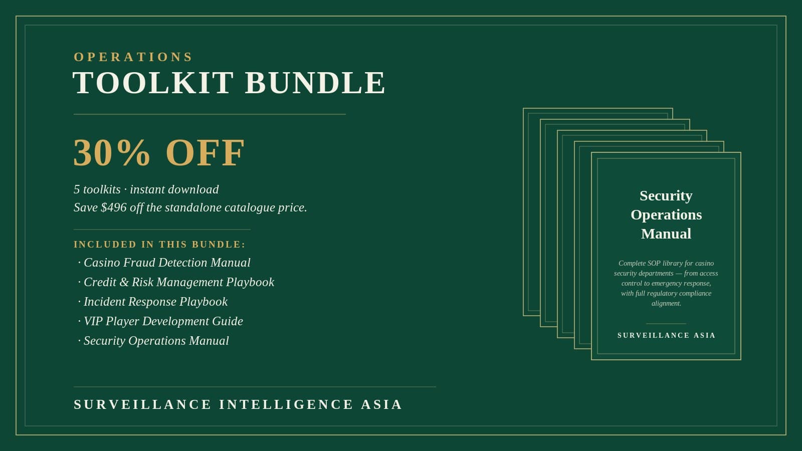 Operations Toolkit Bundle, bundle cover